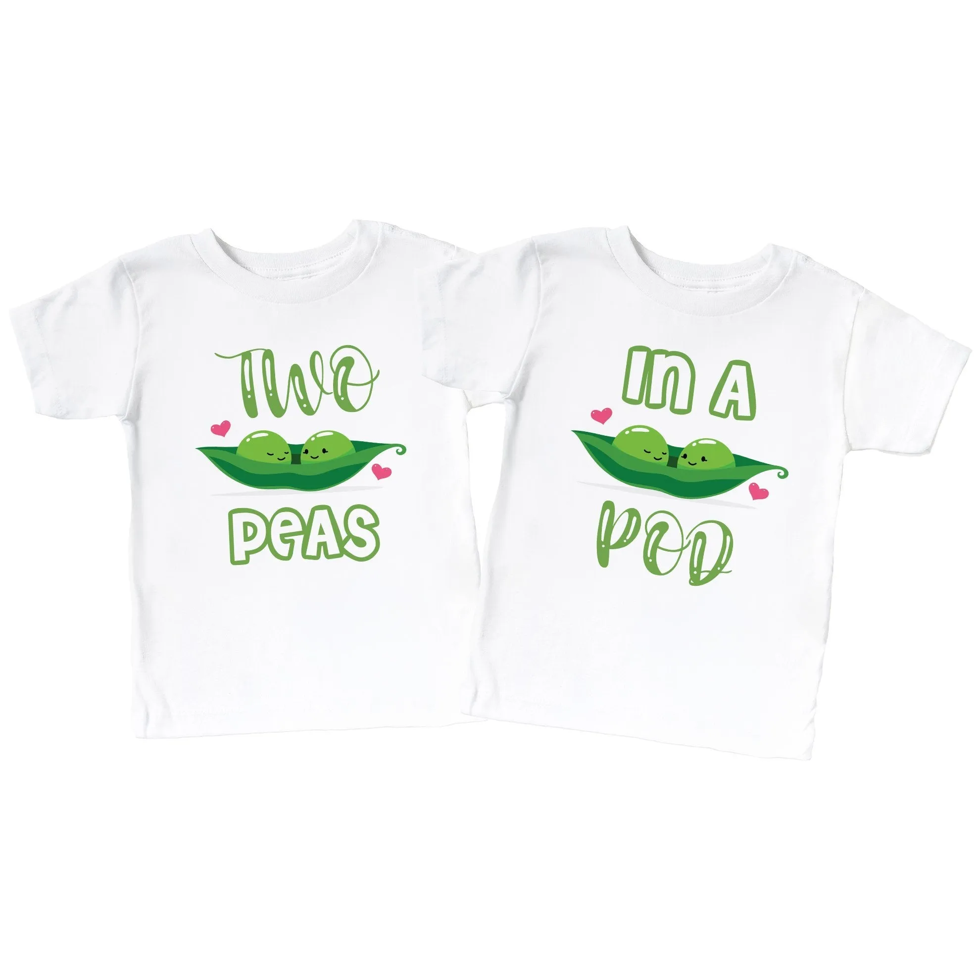 Two Peas In A Pod Twins T Shirts