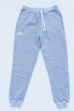 Unisex Slim fit Joggers- Marled White
