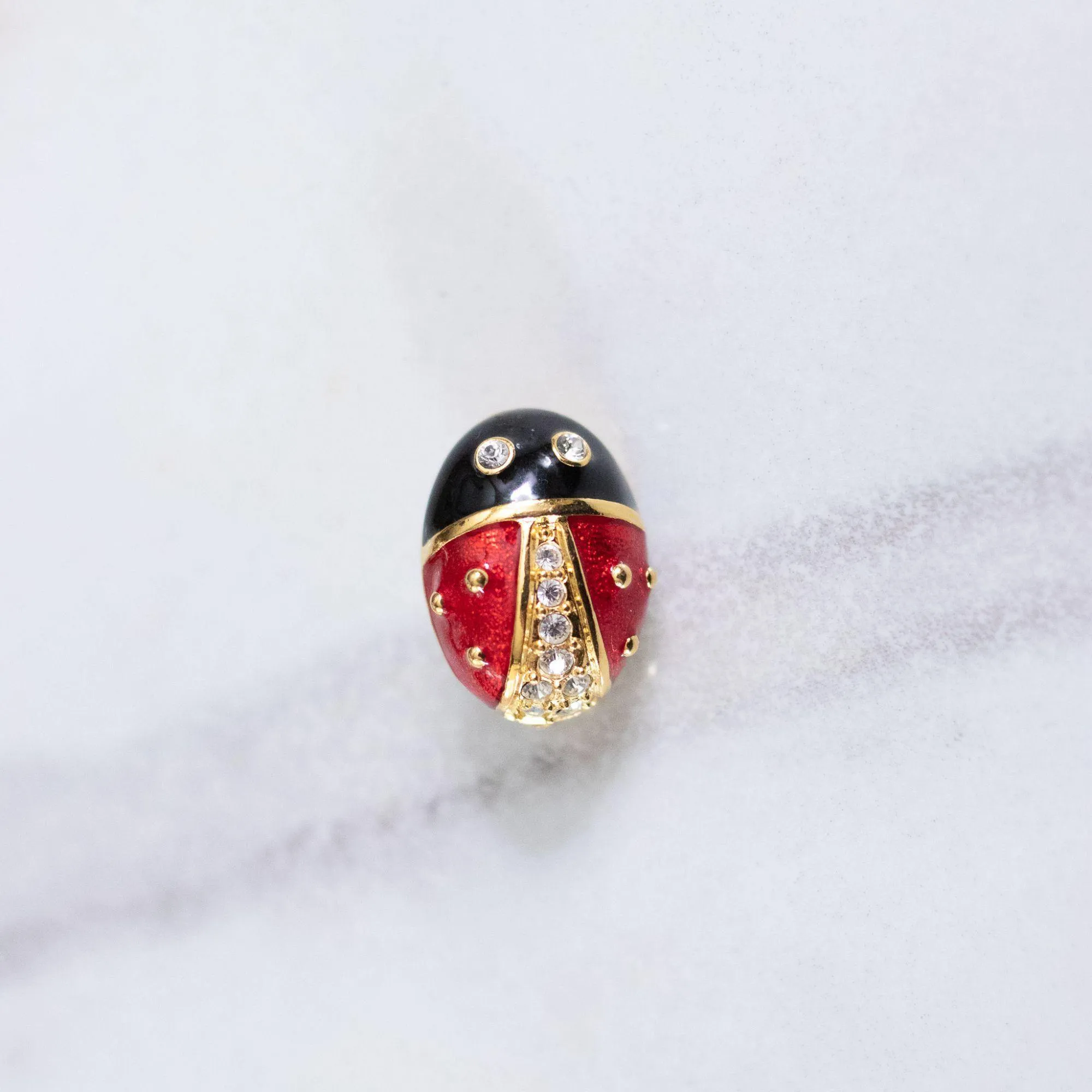 Vintage Joan Rivers Ladybug Brooch