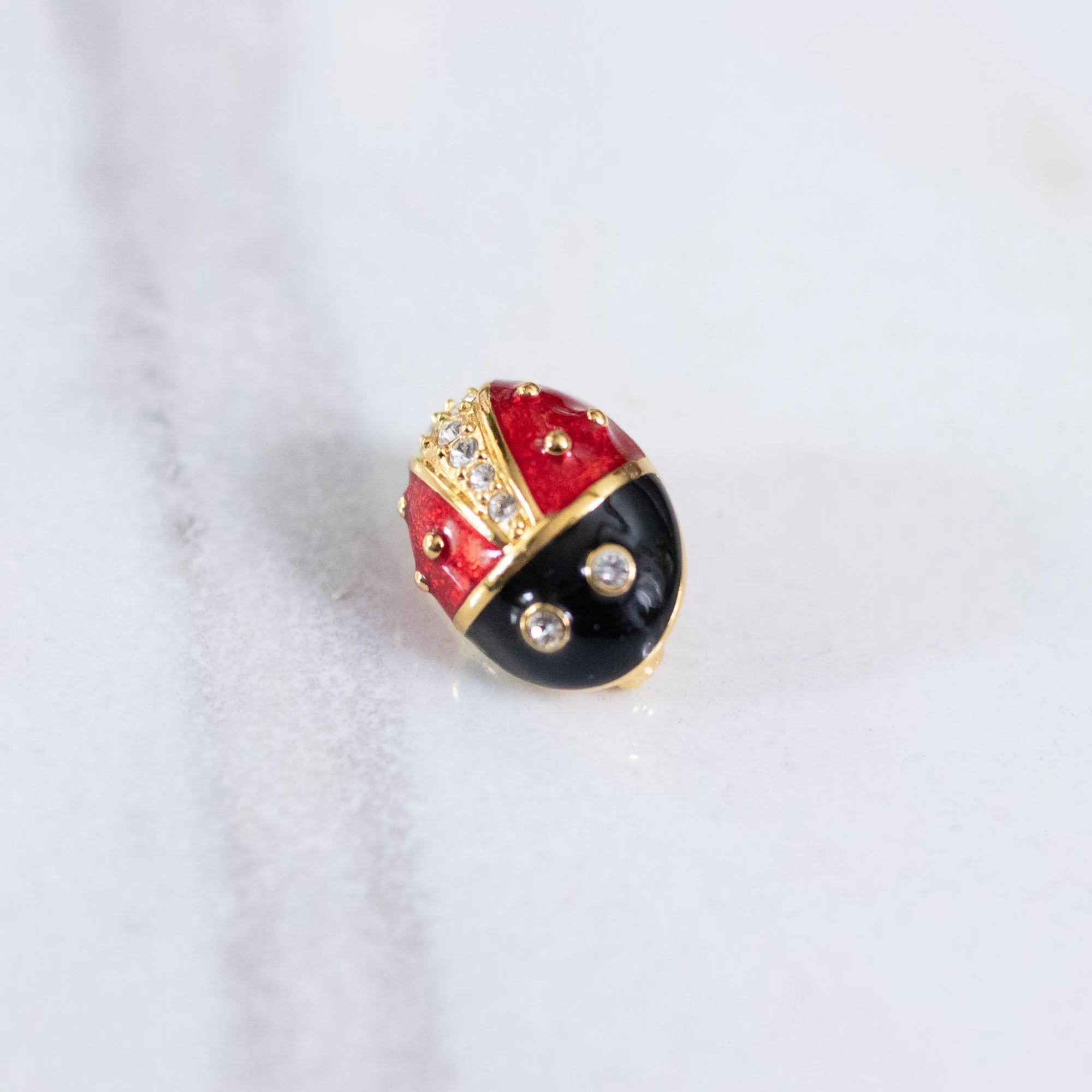 Vintage Joan Rivers Ladybug Brooch