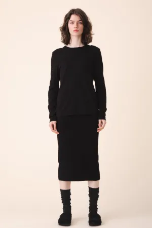 Vortex Skirt in Black