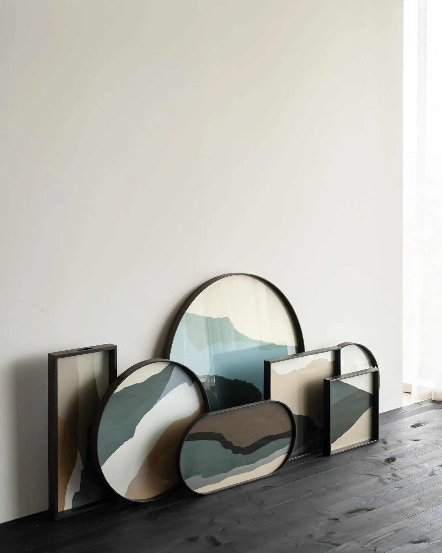 wabi sabi glass tray