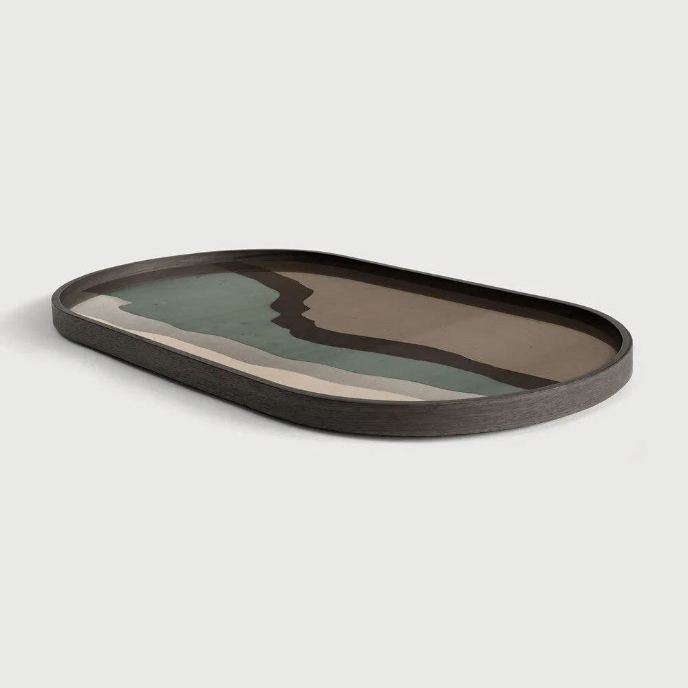 wabi sabi glass tray