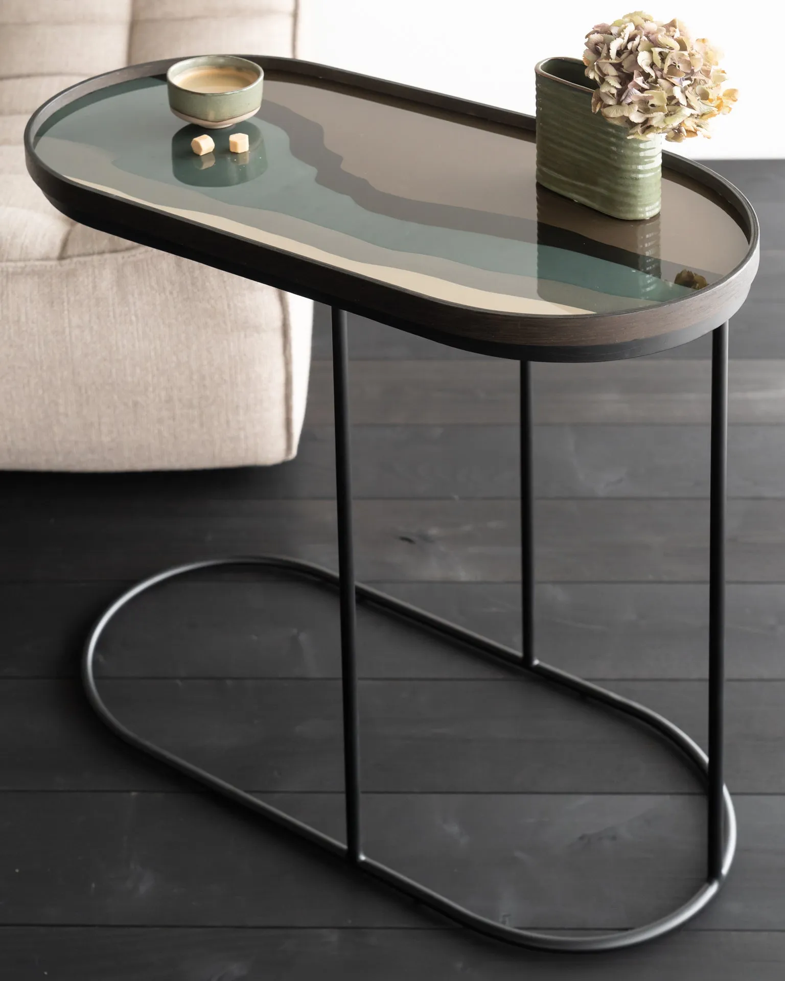 wabi sabi glass tray