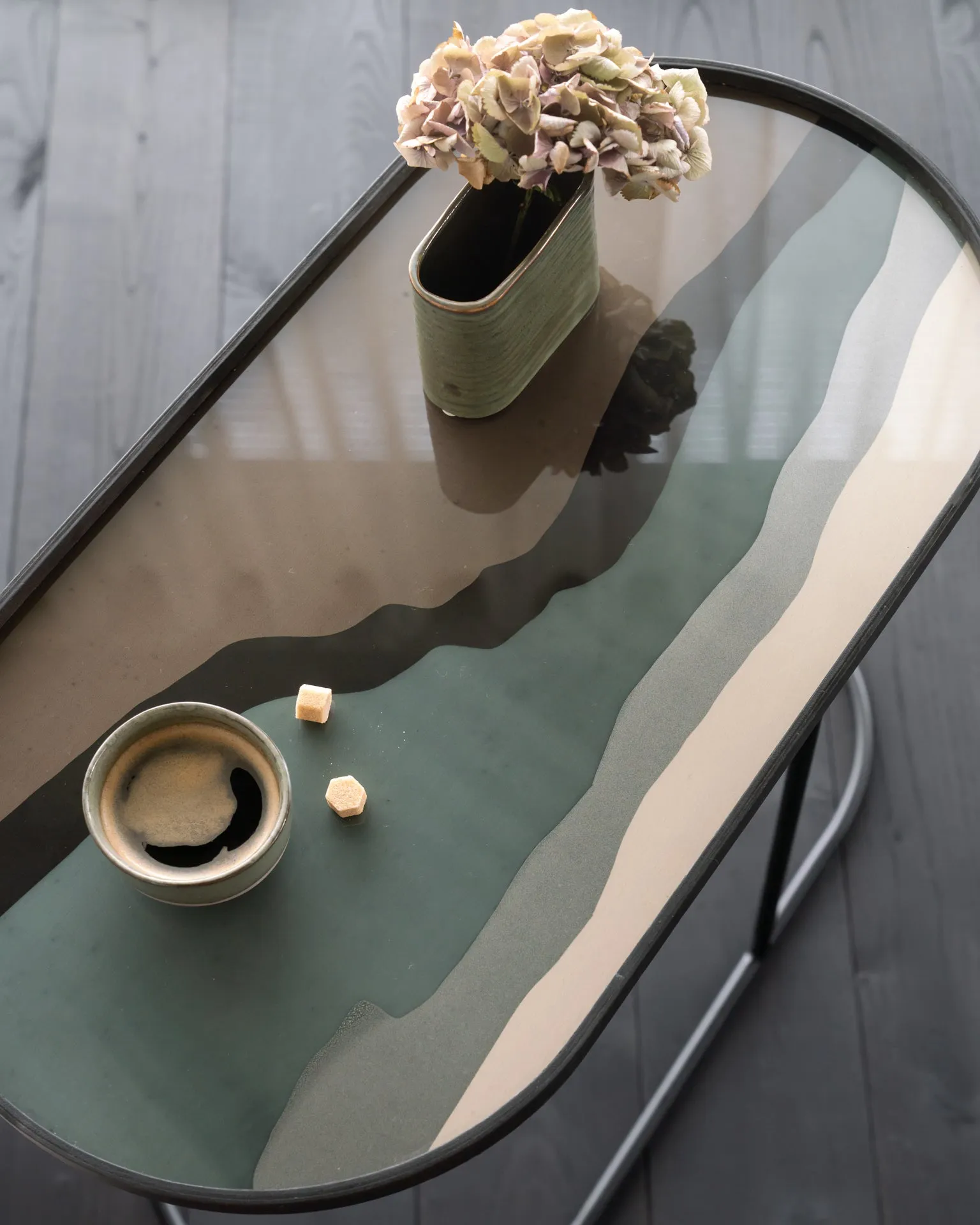 wabi sabi glass tray
