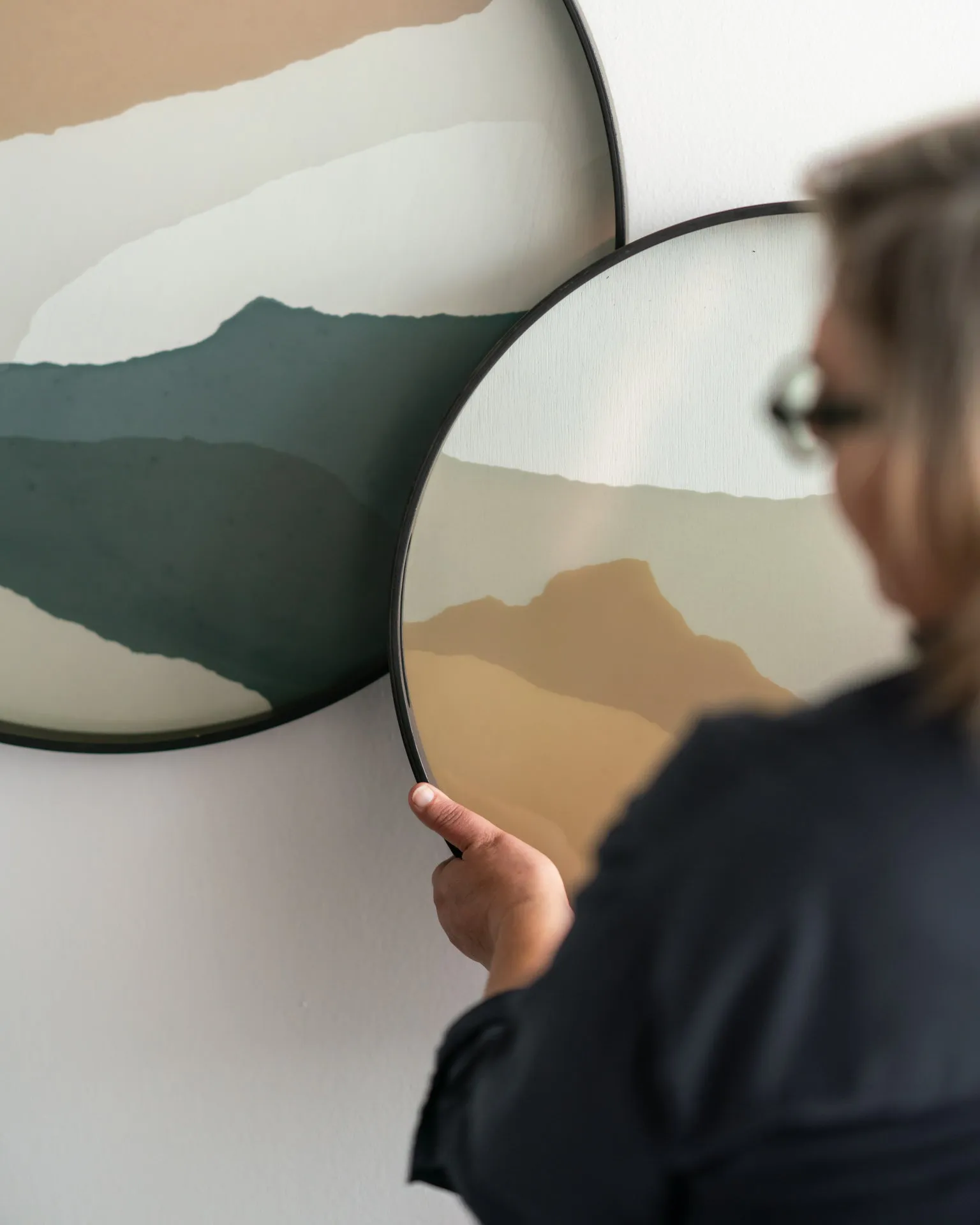 wabi sabi glass tray