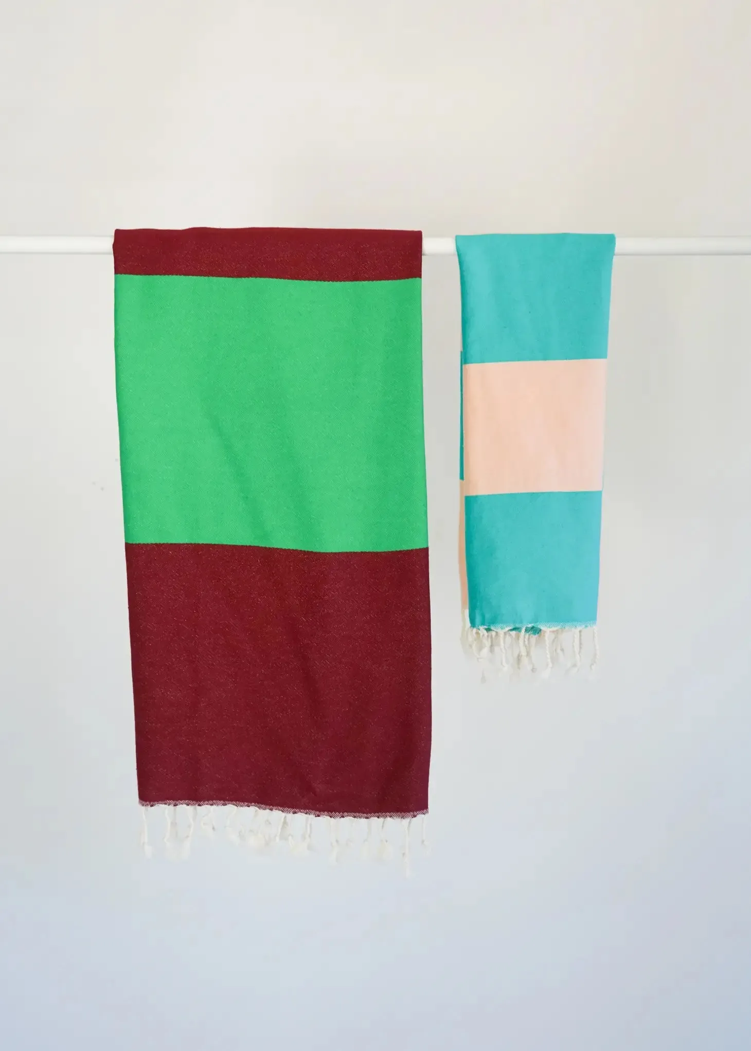 Wide Stripe Turkish Bath Towel / Diner