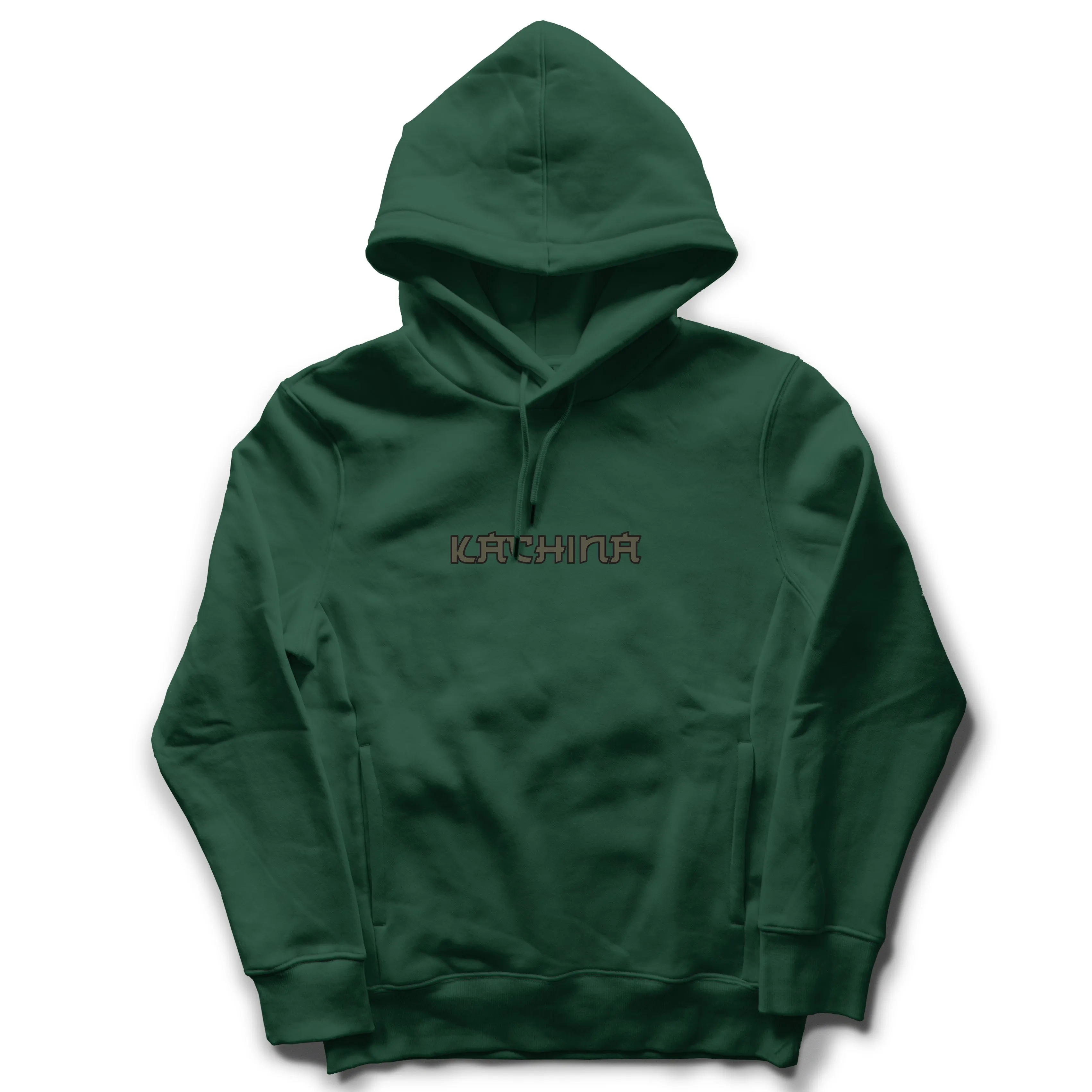 Yin Yang Hoodie - Bottle Green