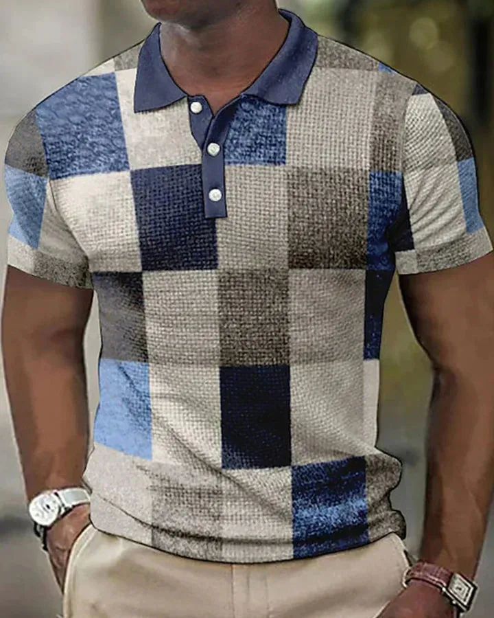 Zandas Checked Polo Shirt